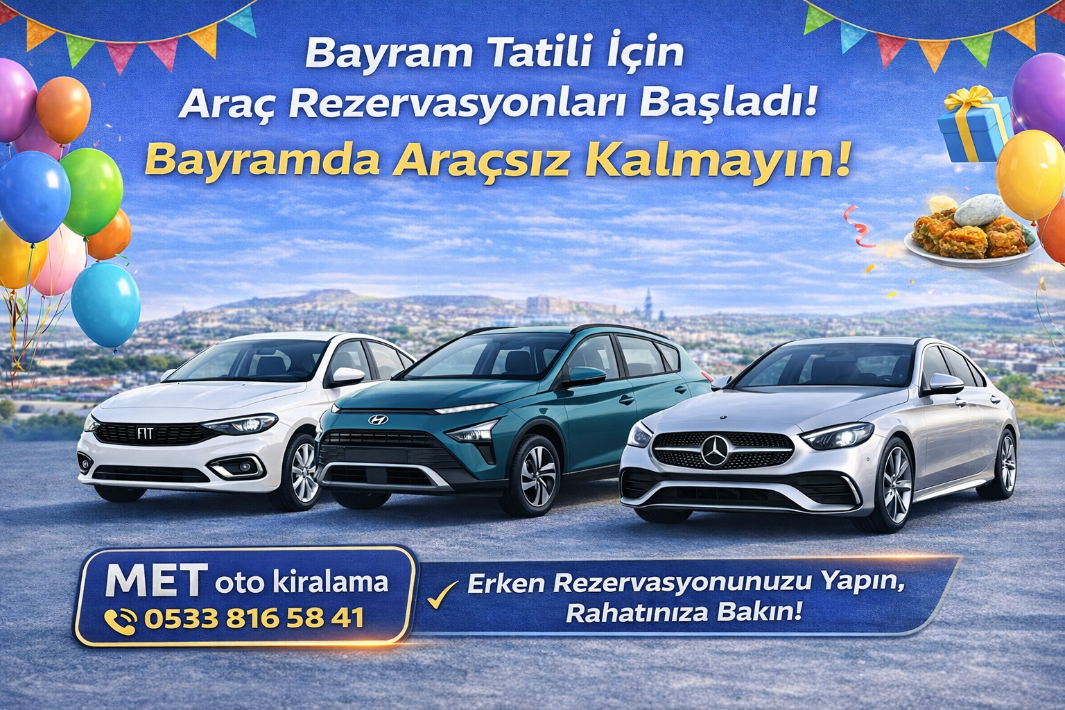 Bayram Tatili İçin Araç Rezervasyonları Başladı Gaziantep Araç Kiralama